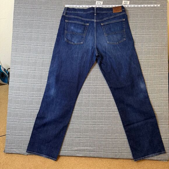 Lucky Brand Men's Jeans Dark Wash Denim Straight Fit Size 38x34 - Picture 1 of 7